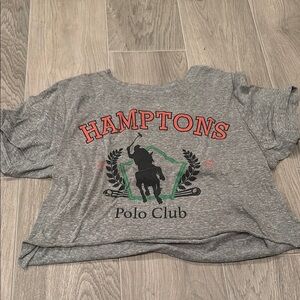 Prince Peter Collection Junior Girls Grey Hamptons T-Shirt Size S